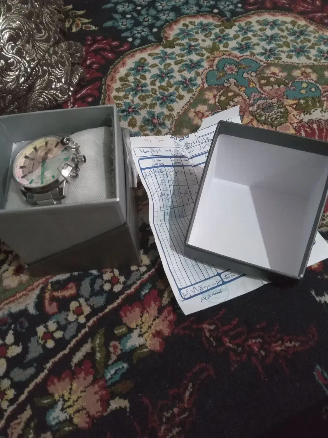 ساعت کرست مچی بند استیل نو|ساعت|کرمان, |دیوار