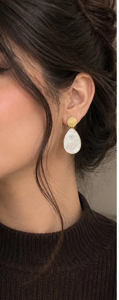 روز دختر.گوشواره Real Shell.ارسال رایگان|بدلیجات|مشهد, حسابی جنوبی (شهرک غرب)|دیوار