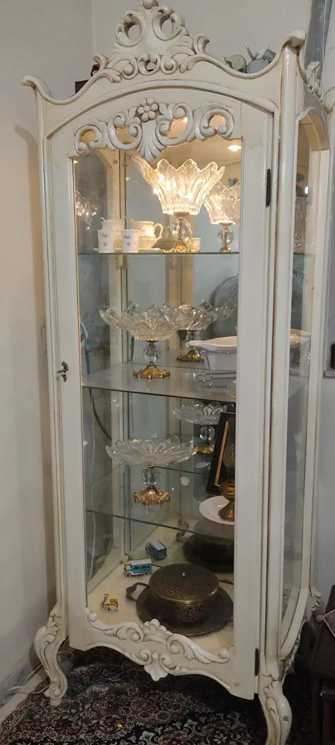 بوفه چوبی|بوفه، ویترین، کنسول|گرگان, |دیوار