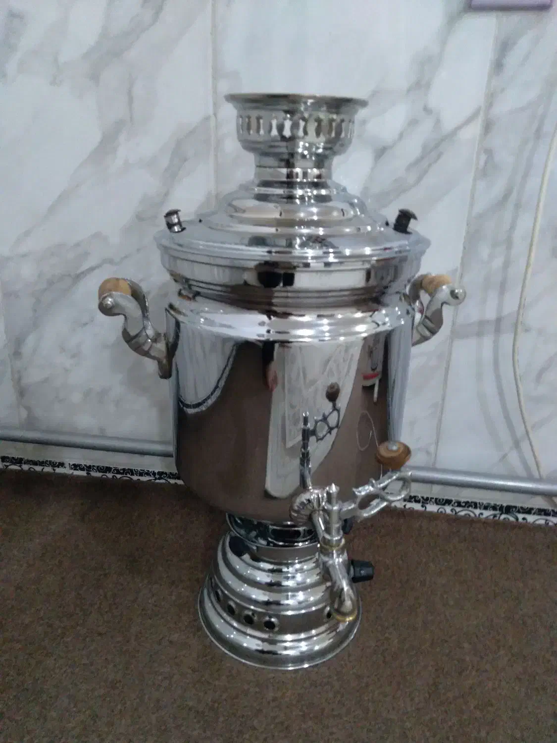 سماور۱۲لیتری بدون عیب|سماور، چای‌ساز، قهوه‌ساز|پیرانشهر, |دیوار