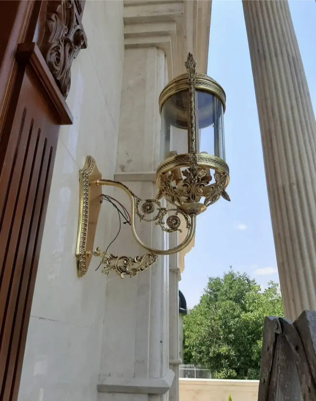 دیوارکوب برنزی|لوستر و چراغ آویز|اصفهان, سپاهان‌شهر|دیوار