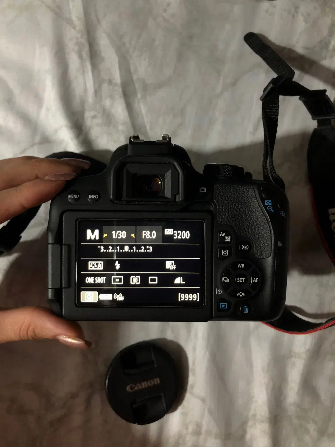 دوربین کنون 800d نو+لوازم کامل|دوربین عکاسی و فیلمبرداری|شیراز, عفیفآباد|دیوار