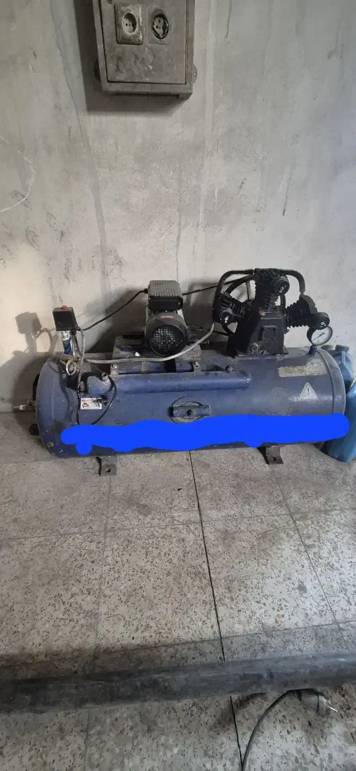 پمپ باد۳۵۰ لیتری قدیمی|ابزارآلات|پردیس, شهرک صنعتی کمرد|دیوار