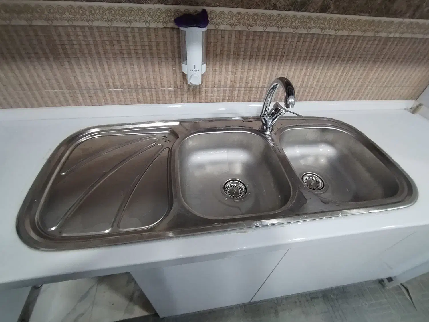 سینک و شیر ظرفشویی|مصالح و تجهیزات ساختمان|نجفآباد, کشاورز|دیوار