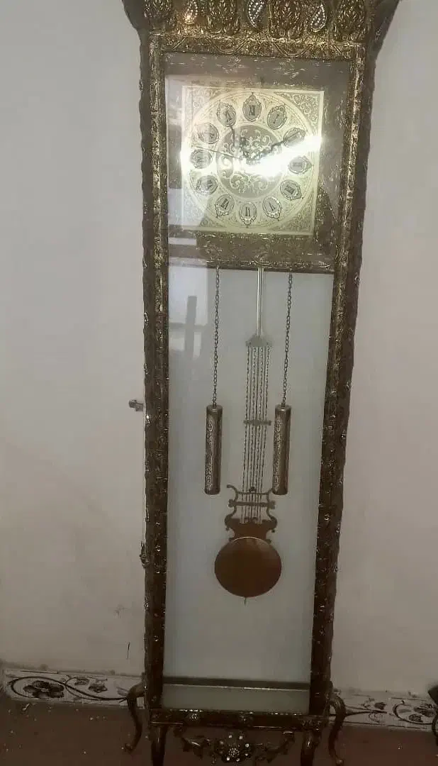 ساعت ایستاده برنجی|ساعت دیواری و تزئینی|بندر ماهشهر, |دیوار