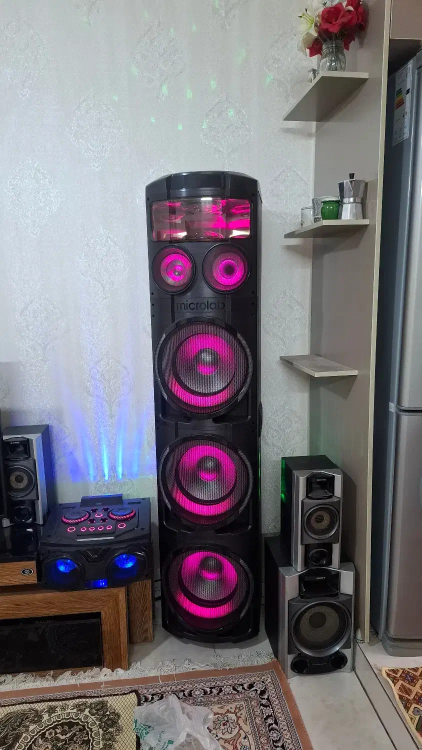 اسپیکر|سیستم صوتی خانگی|تهران, بلورسازی|دیوار