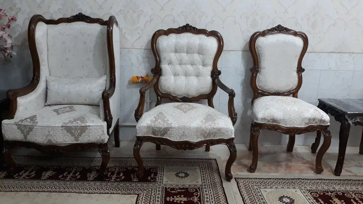 یه دسته مبل سلطنتی طرح جدید ساخت شهر ملایر|مبلمان خانگی و میز عسلی|شیراز, شهرک نیروی انتظامی|دیوار