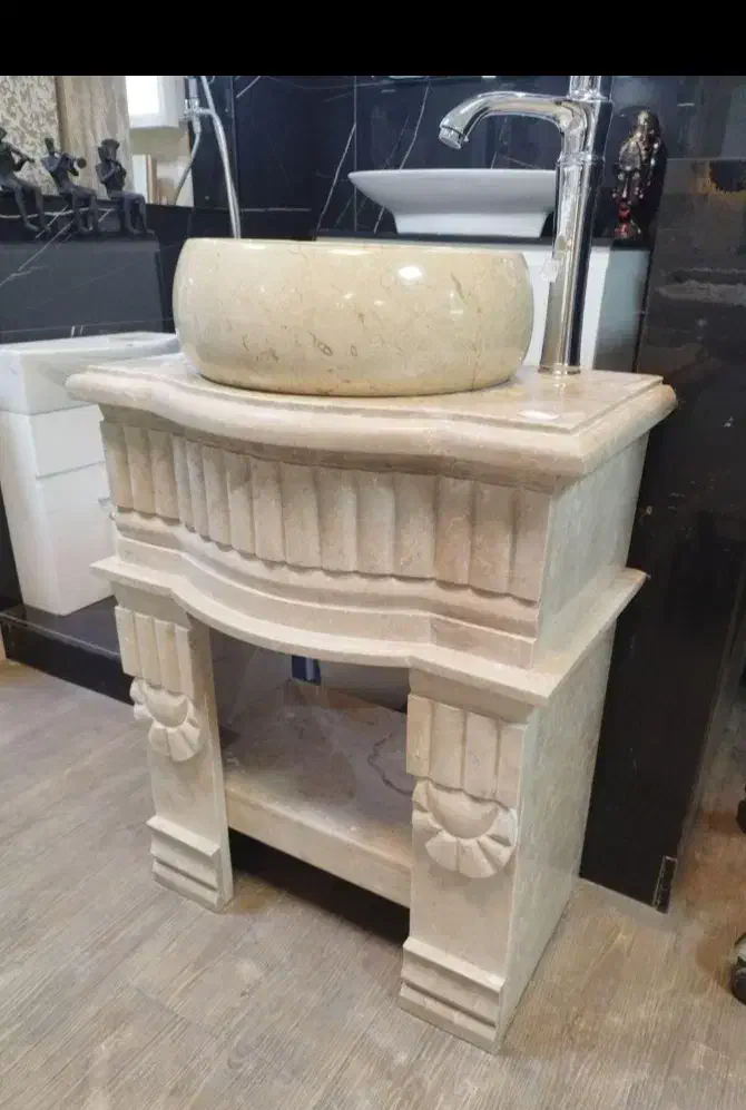 روشویی سنگی آبنما خانگی|لوازم سرویس بهداشتی|قلعه نو, |دیوار