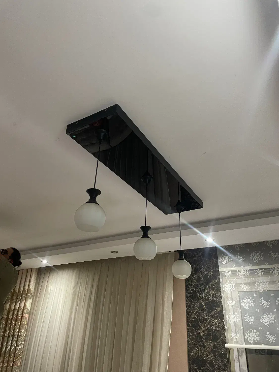 لوستر سقفی بالای اپن یا ناهارخوری|لوستر و چراغ آویز|تهران, جنت‌آباد شمالی|دیوار