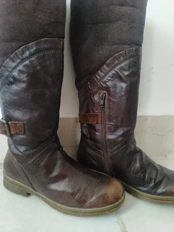 چکمه چرم اصل سایز 39|کیف، کفش، کمربند|خرمآباد, |دیوار