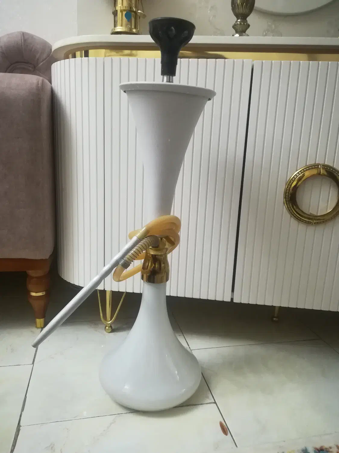 قلیان سوپاپدار کاملا سالم در حد نو|کلکسیون و سرگرمی|محمدیه-قزوین, |دیوار