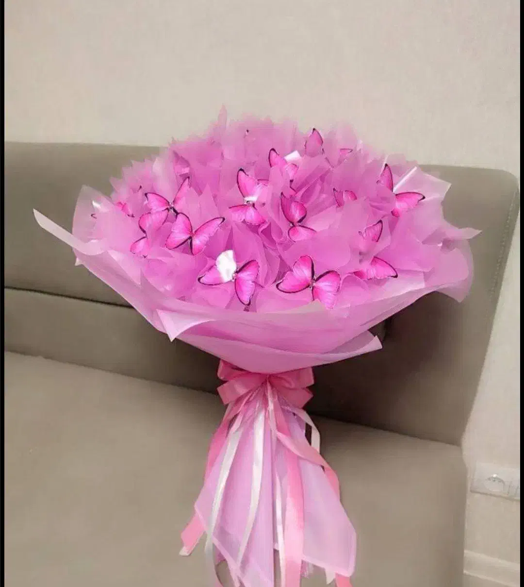 دسته گل پروانهای|گل مصنوعی|همدان, |دیوار