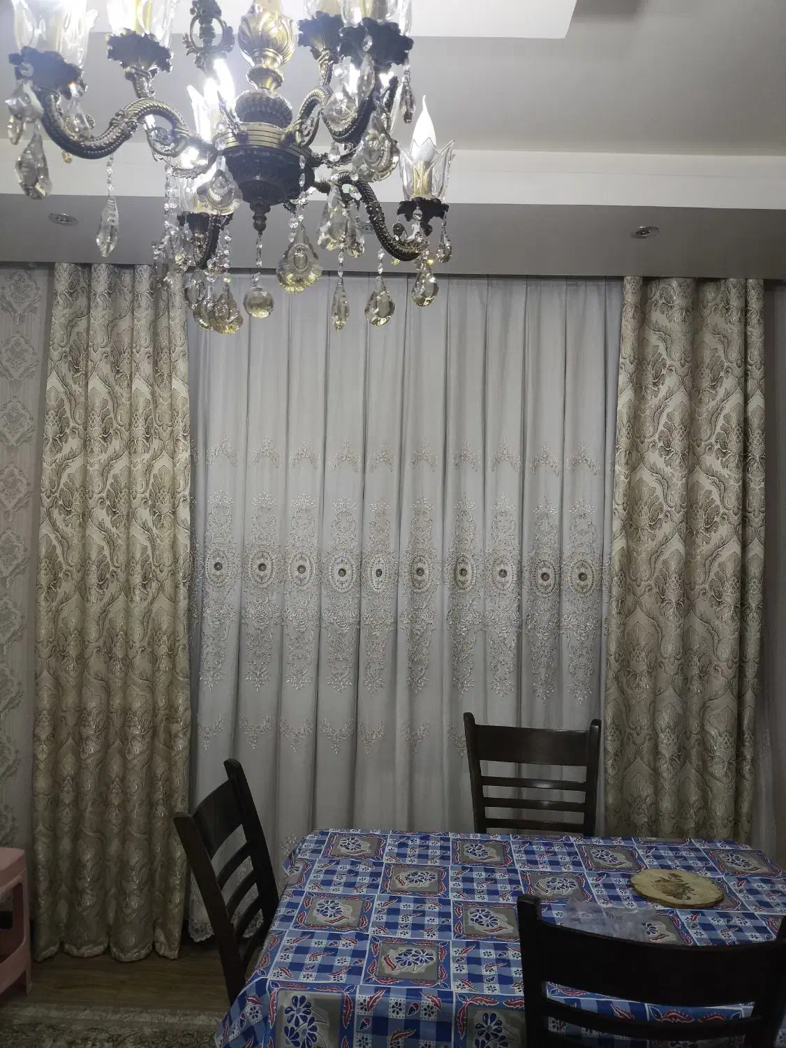 پرده پذیرایی|پرده، رانر، رومیزی|اسلام‌شهر, شهرک مهدیه|دیوار