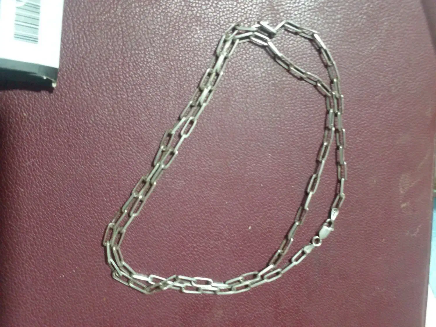 زنجیر نقره ۱۵گرمی|جواهرات|رشت, نامجو|دیوار