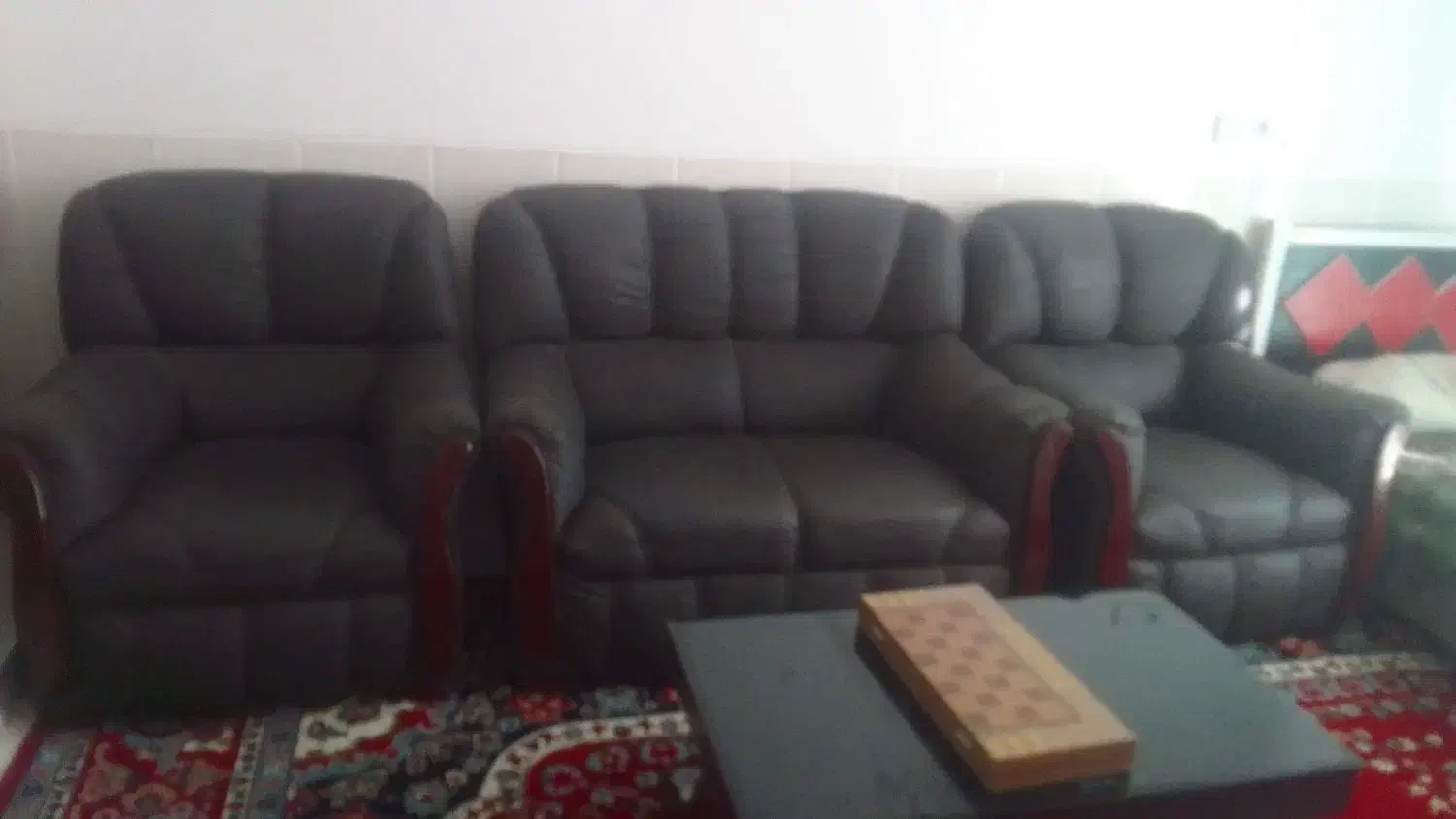 مبل چرم|مبلمان خانگی و میز عسلی|زرند, |دیوار