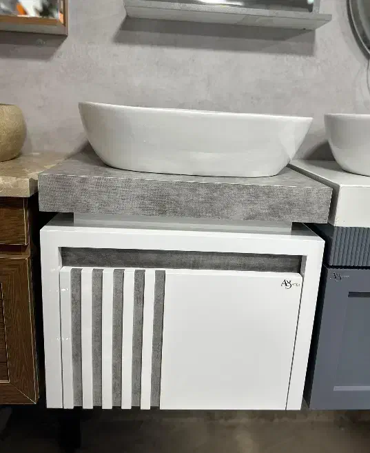 روشویی کابینتی طوسی ۵۵×۴۰|لوازم سرویس بهداشتی|قزوین, |دیوار