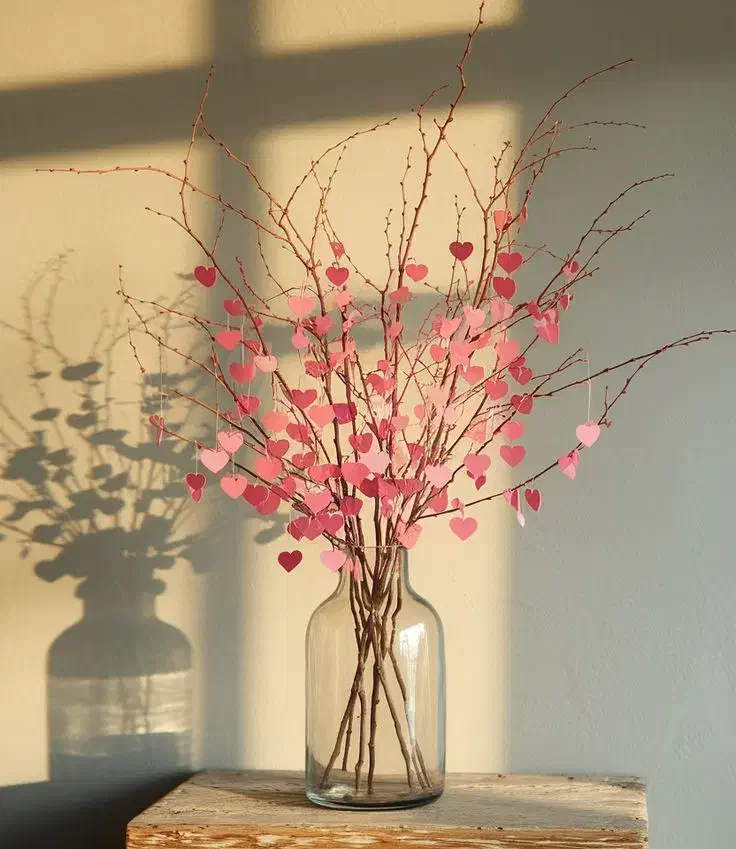 شاخه عشق ولنتاین|صنایع دستی و سایر لوازم تزئینی|شوشتر, |دیوار