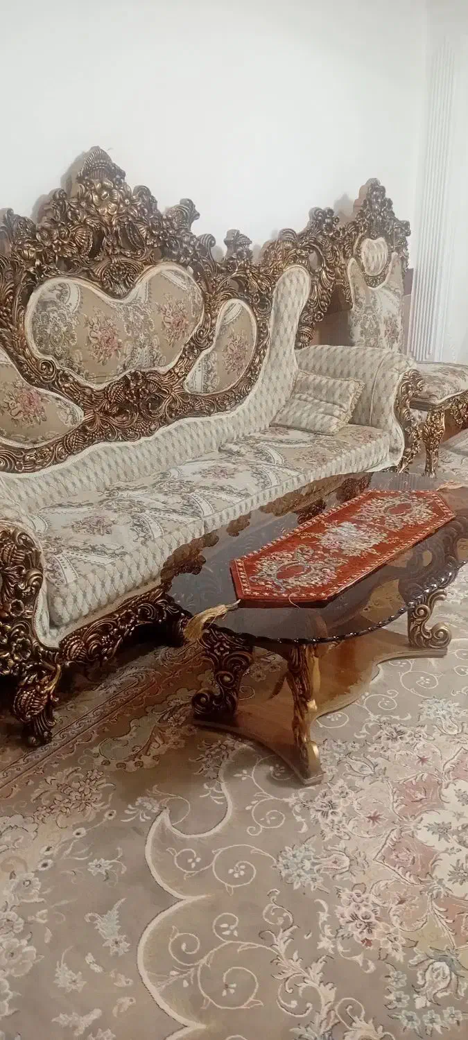 مبل سلطنتی|مبلمان خانگی و میز عسلی|گرگان, |دیوار