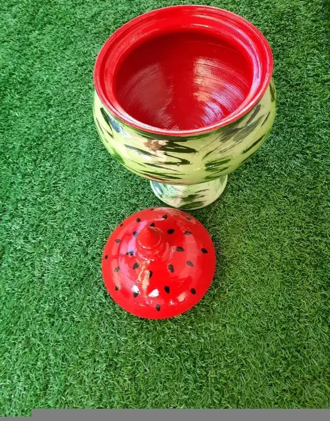 شکلات خوری درب دار هندوانه یلدایی|ظروف سرو و پذیرایی|رشت, هلال احمر|دیوار