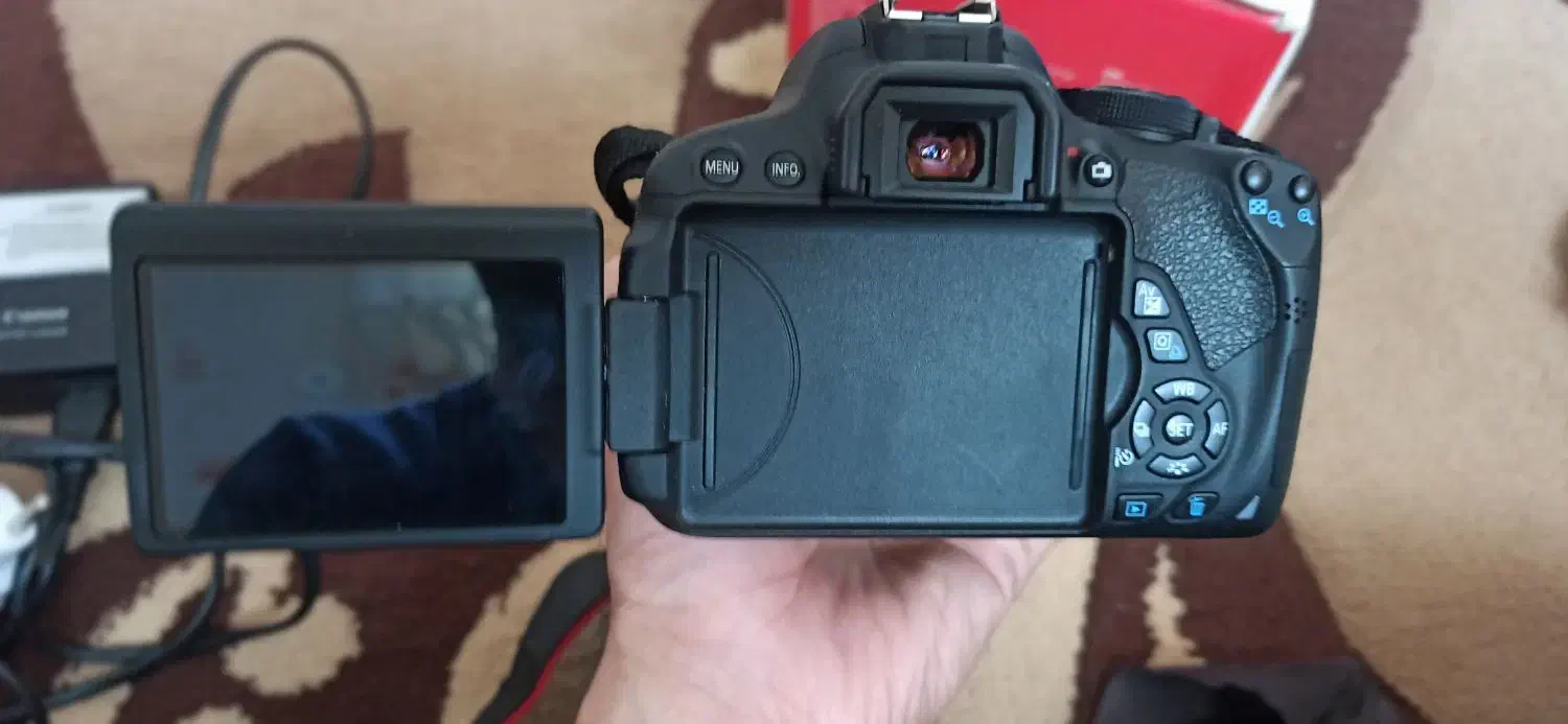 دوربین cannon Eos700D+ لنز STM 135-18 در حد نو|دوربین عکاسی و فیلم‌برداری|جهرم, |دیوار