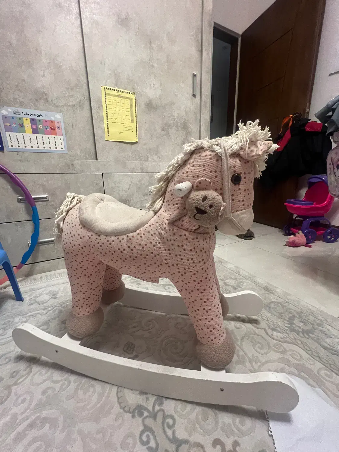اسب راکر صندلی تابی اسب چوبی|اسباب‌‌بازی|تهران, پاسداران|دیوار