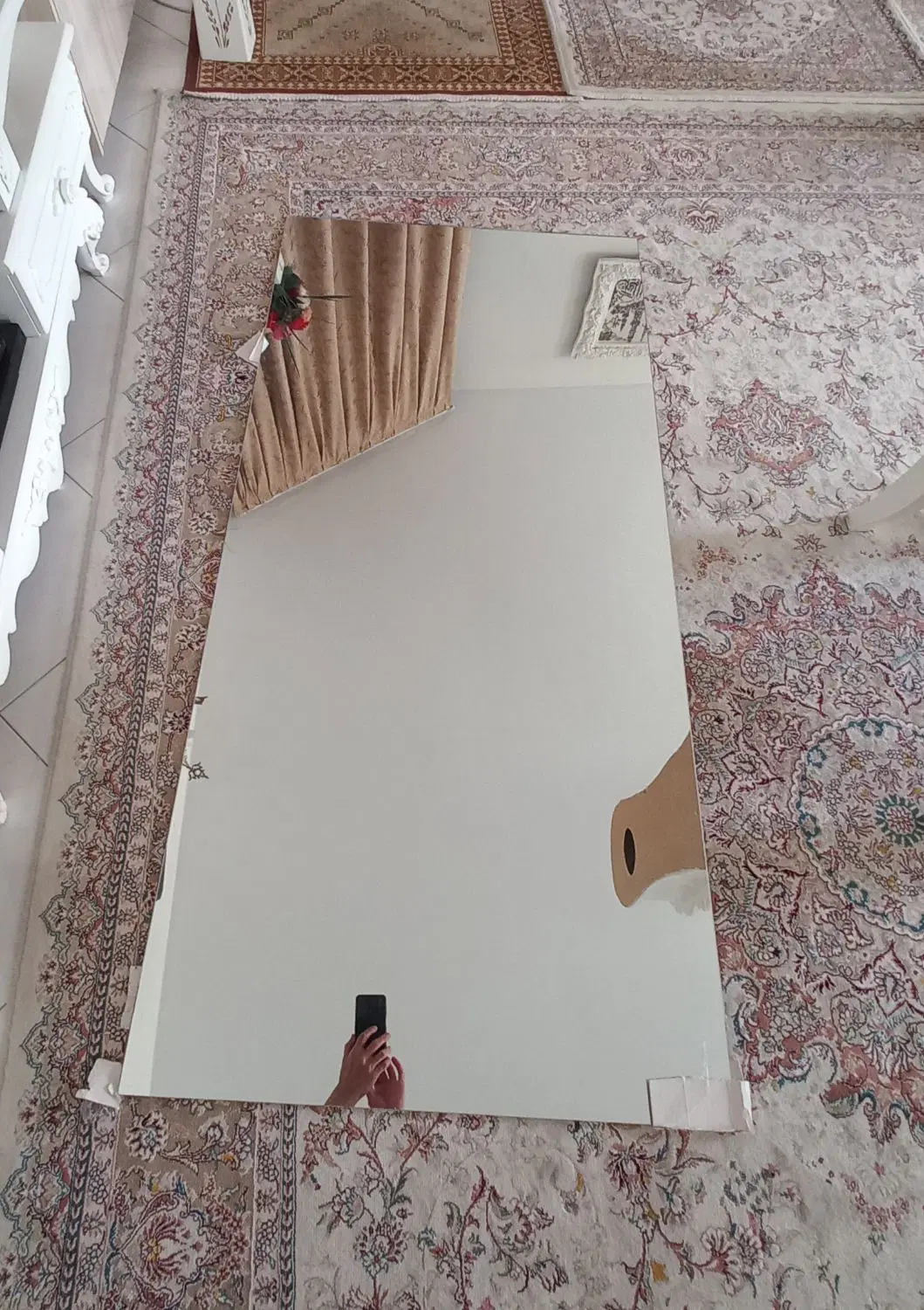اینه قدی ساده درحد نو سالم وتمیز 74×160|آینه|تهران, شهرک شهید باقری|دیوار