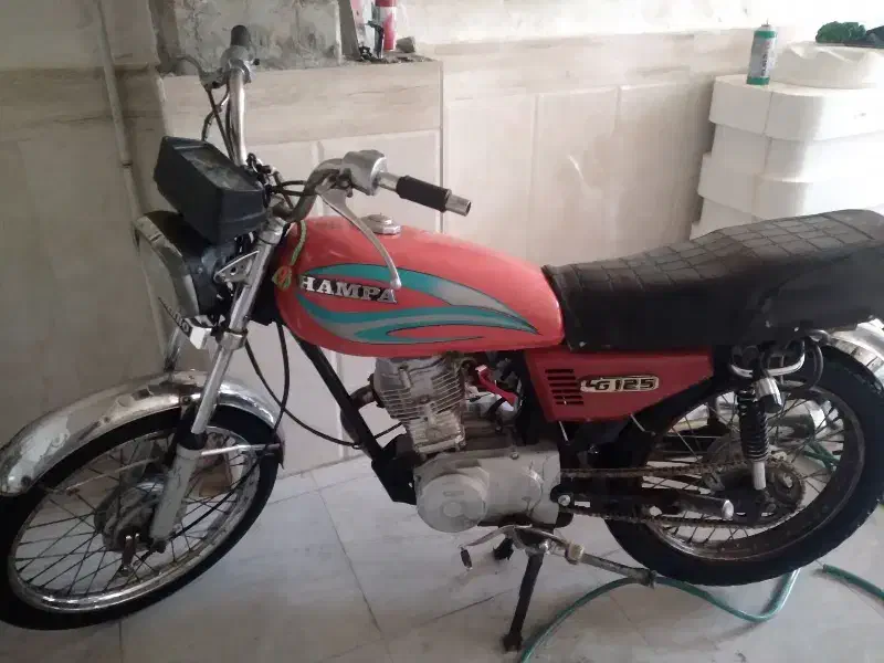 موتور۱۲۵ مزایده|موتورسیکلت|بناب, |دیوار