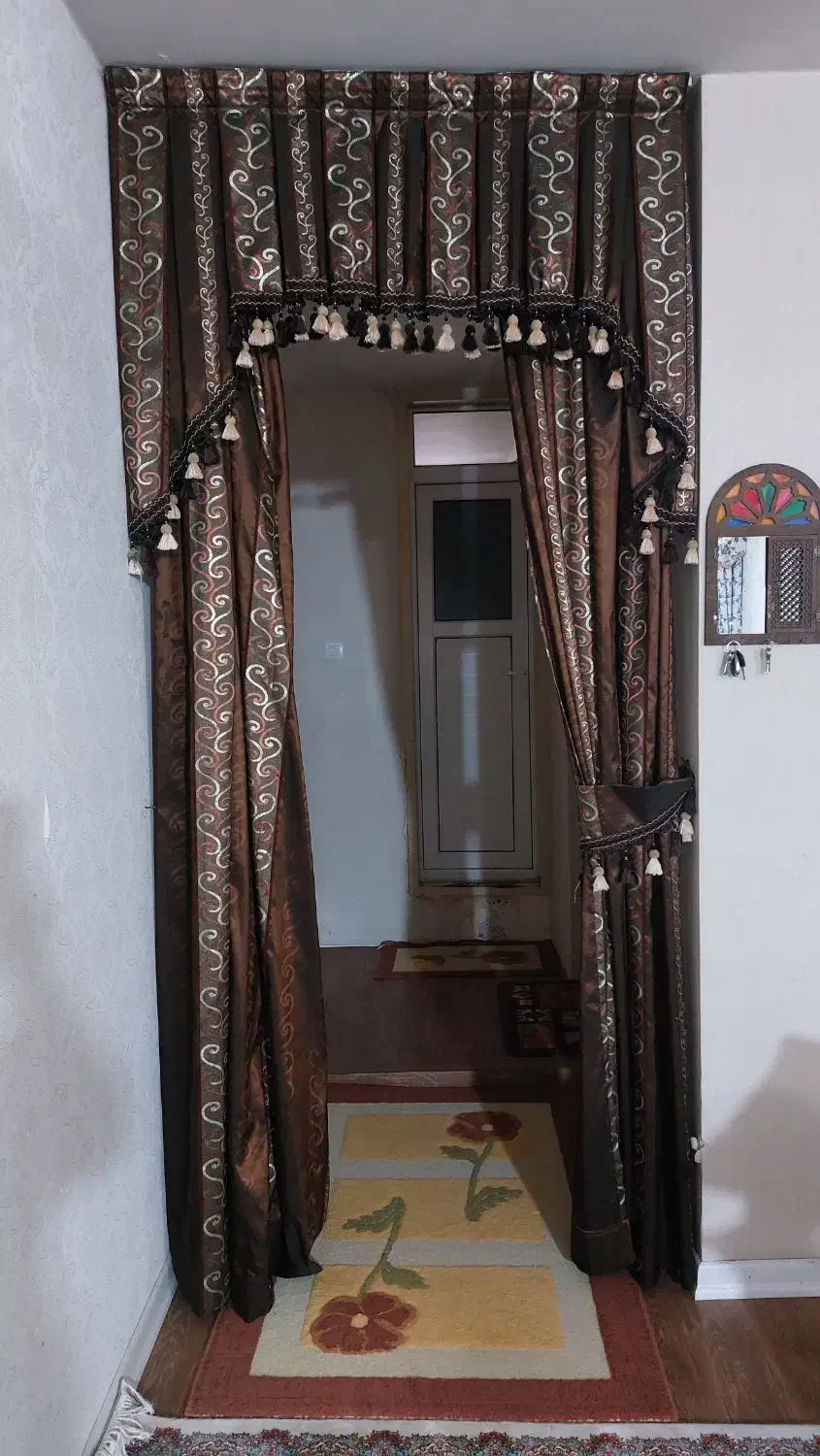 پرده راهرو|پرده، رانر، رومیزی|بجنورد, |دیوار