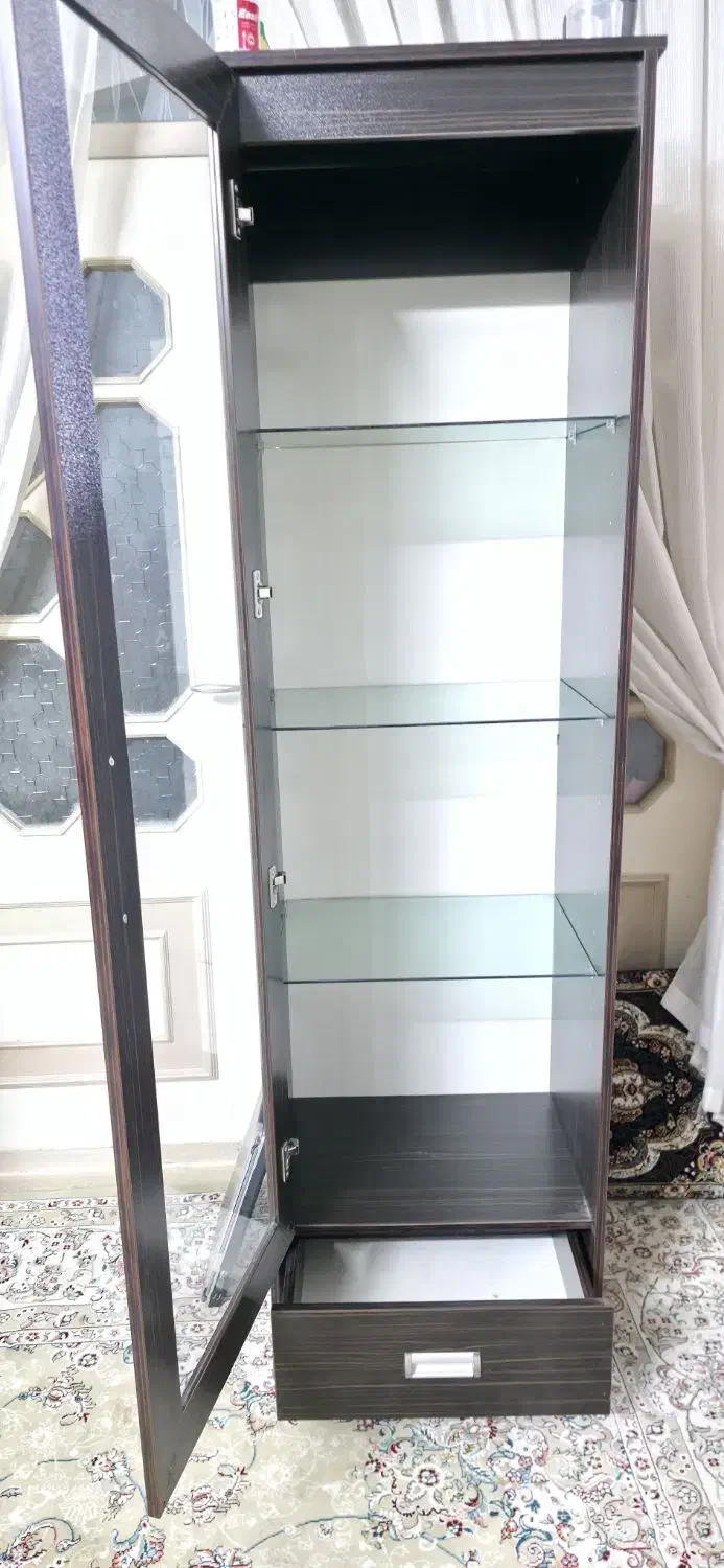 بوفه چوبی ویترین|بوفه، ویترین، کنسول|مشهد, کوشش|دیوار