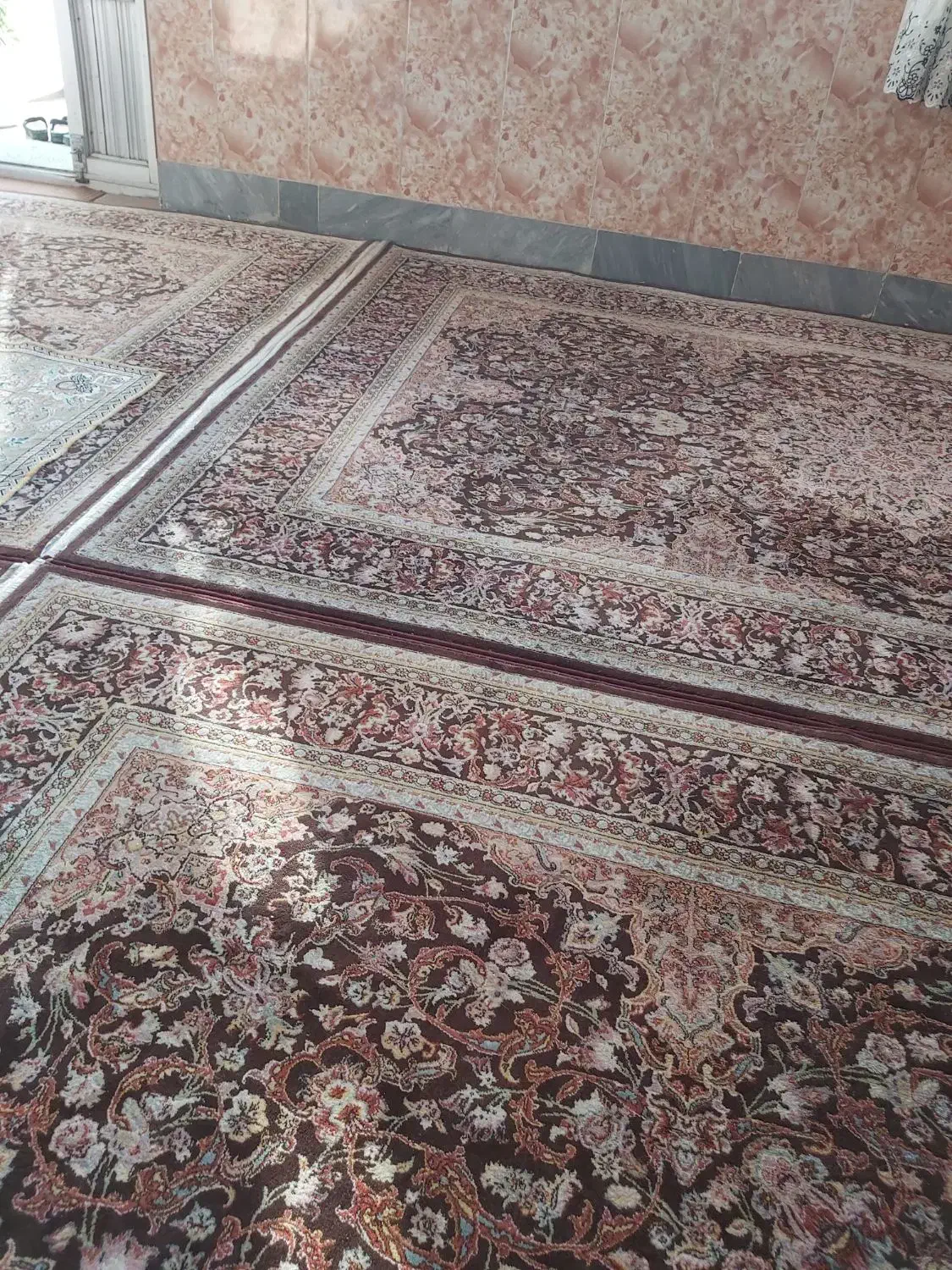 چهارعددفرش ۲در۳|فرش|مهاباد (آذربایجان غربی), |دیوار