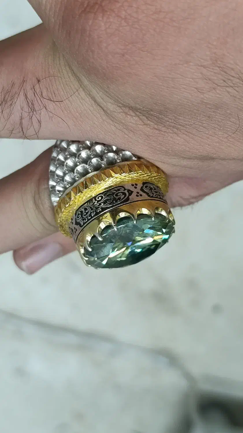 دو عدد انگشتر موزینایت سلطنتی سفارشی ساز|جواهرات|مشهد, کارمندان دوم|دیوار