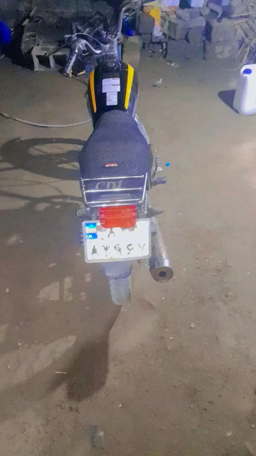 موتور ۱۲۵|موتورسیکلت|چاه مرید, |دیوار