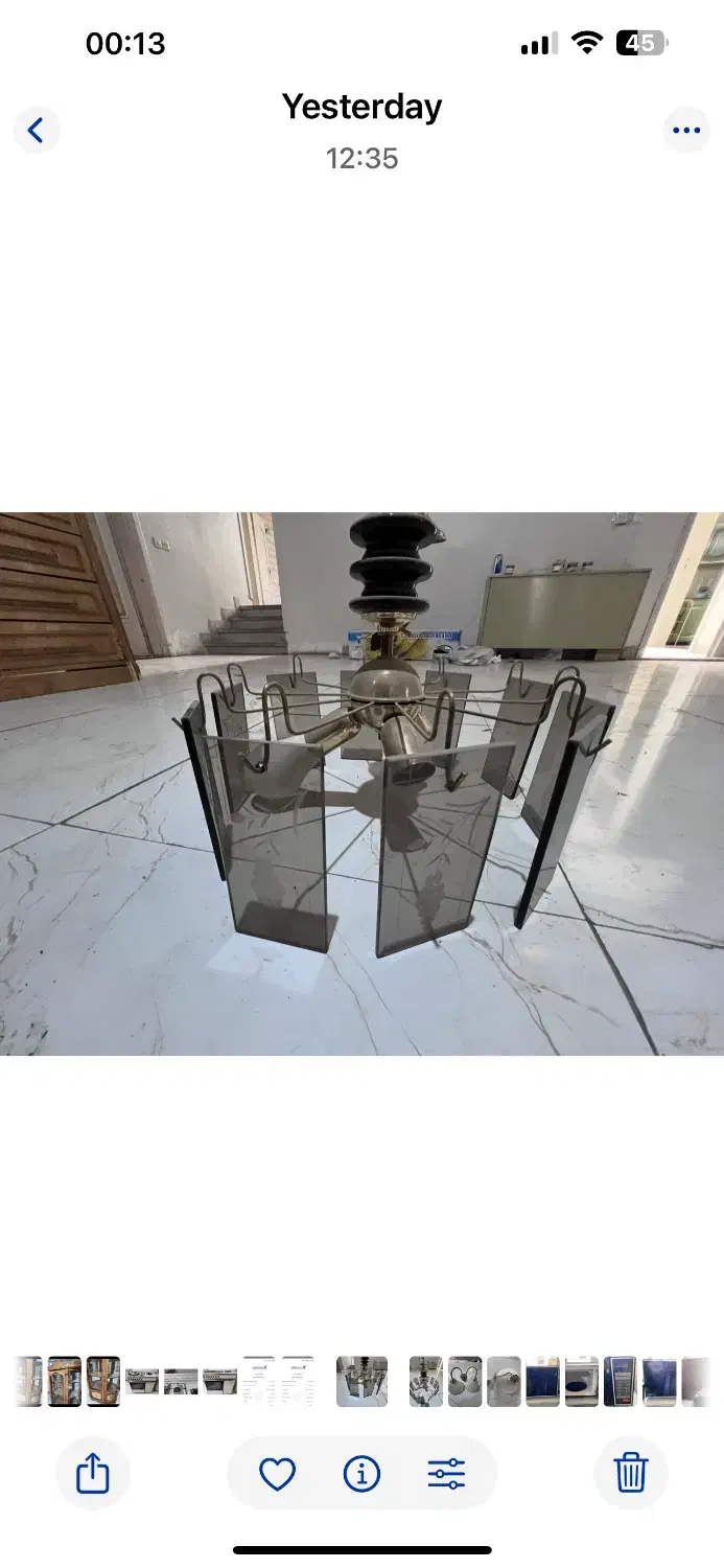 لوستر سه لامپه  تعداد ۲ عدد|لوستر و چراغ آویز|اصفهان, دانشگاه اصفهان|دیوار