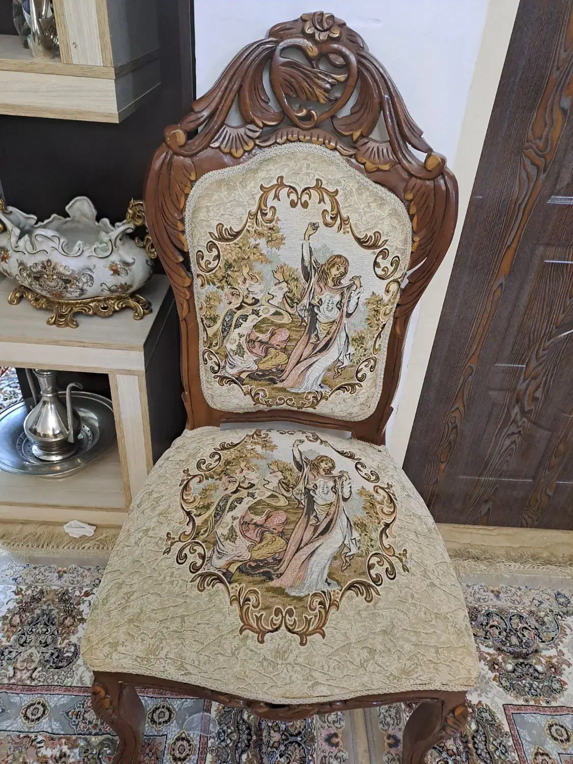 مبل سلطنتی چوب گردو|مبلمان خانگی و میز عسلی|خرمدره, |دیوار