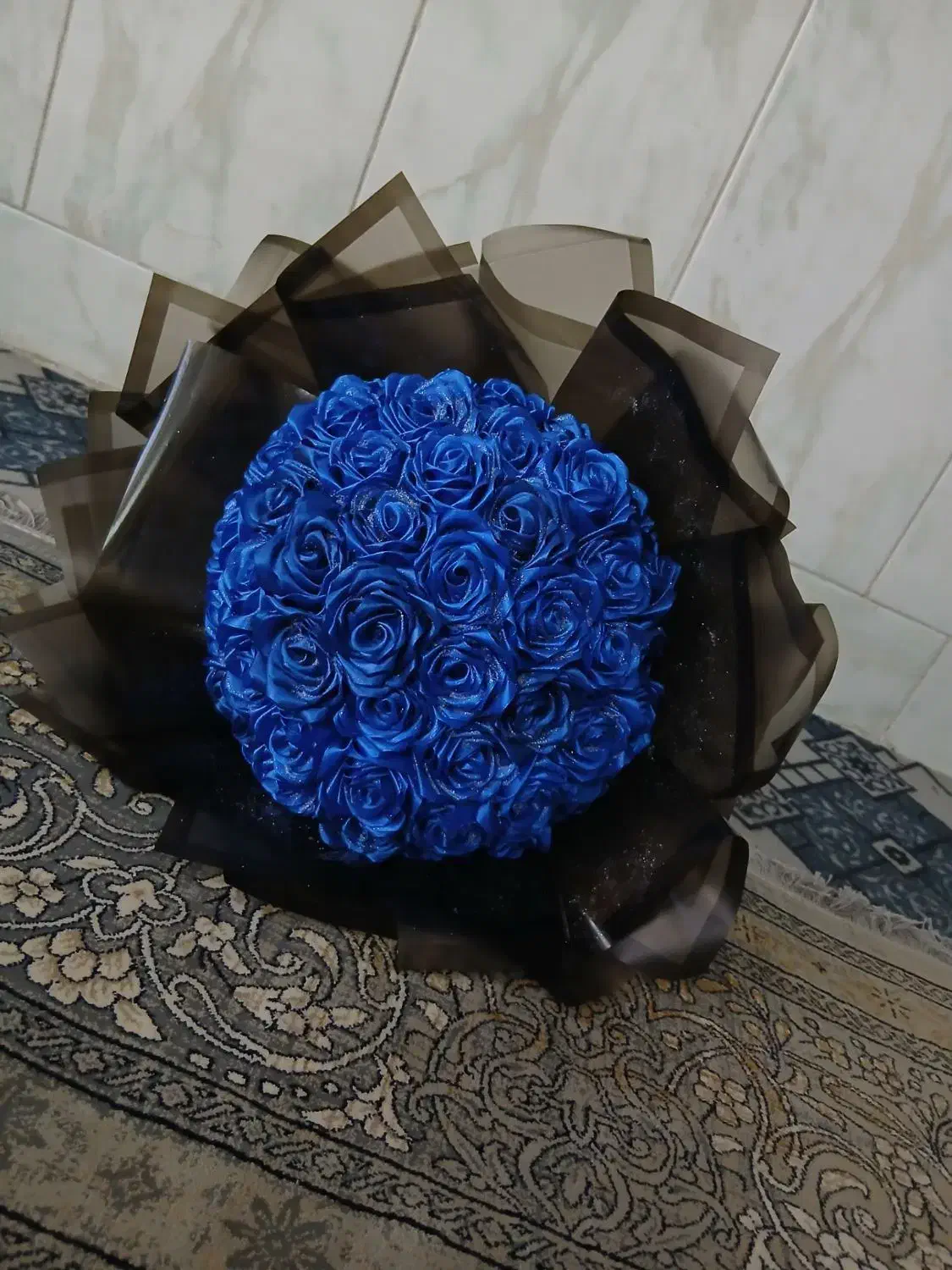 دسته گل روبانی|گل مصنوعی|نیشابور, فردوسی جنوبی|دیوار