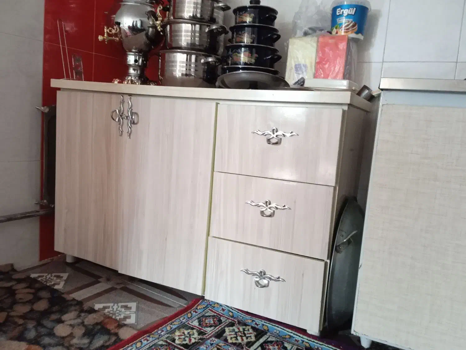 کابین|آبچکان و نظمدهنده ظروف|فیرورق, |دیوار