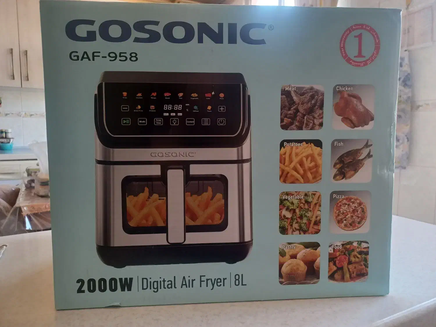 سرخ کن بدون روغن گوسونیک|اجاق گاز و لوازم برقی پختوپز|فردیس, منظریه|دیوار