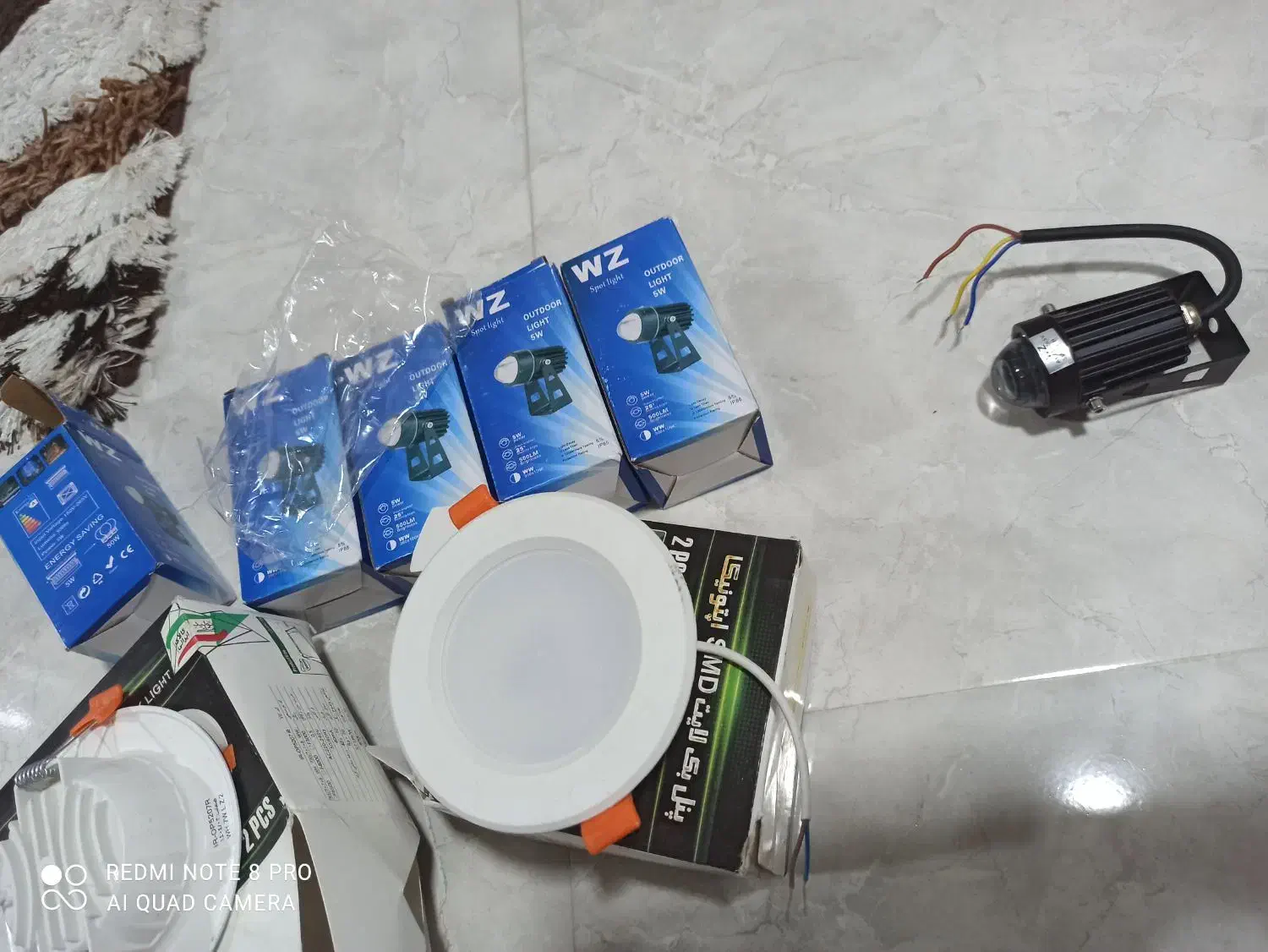 چراغ جت.وهالوژن|لامپ و چراغ|شاهدشهر, |دیوار