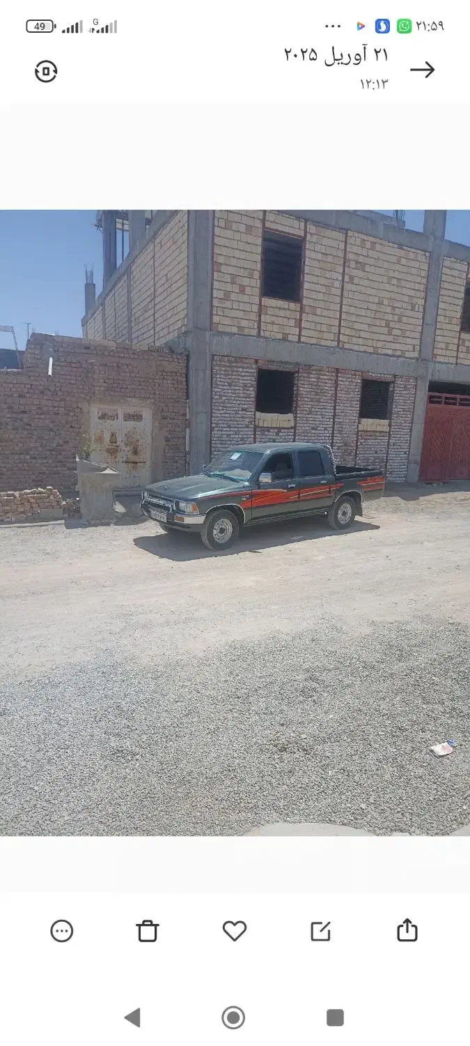 تویوتا دوکابین|خودرو سواری و وانت|زاهدان, |دیوار