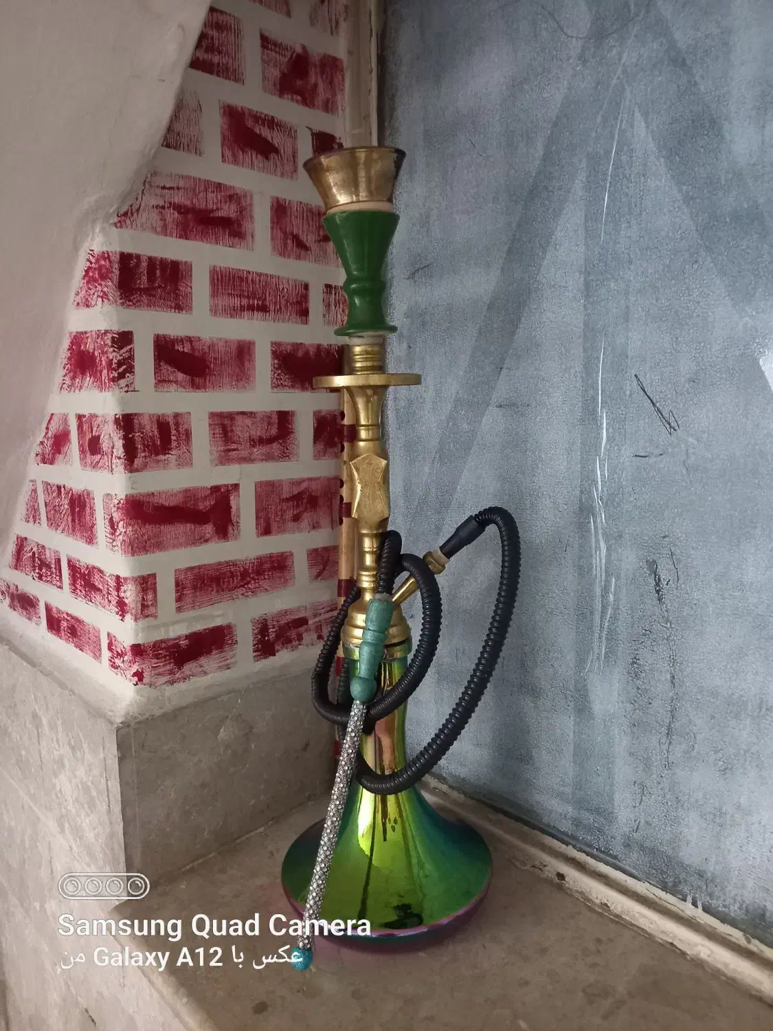 قلیون برنجی|صنایع دستی و سایر لوازم تزئینی|مشهد, کوشش|دیوار