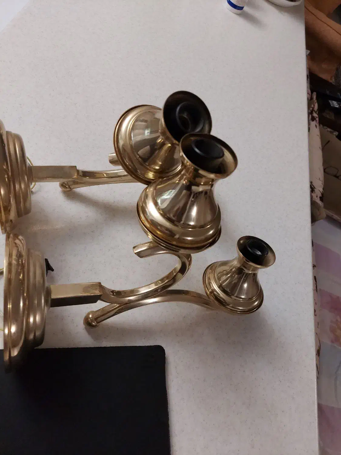 لوستر دیواری برنجی دیوارکوب|لوستر و چراغ آویز|تهران, زیبادشت|دیوار