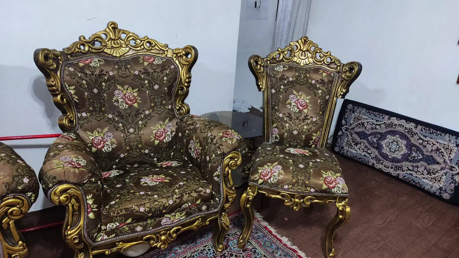 مبل سلطنتی 9نفره|مبلمان خانگی و میز عسلی|سنگر, |دیوار