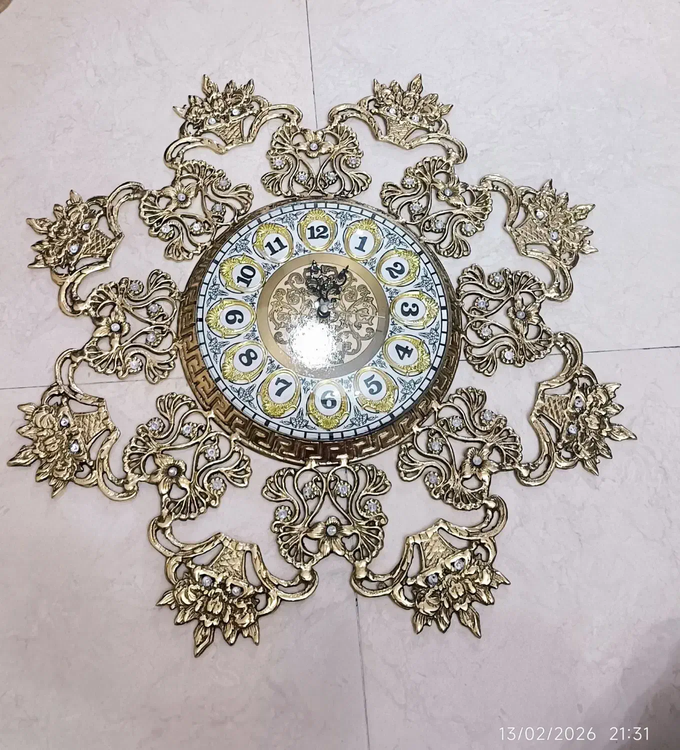 ساعت برنزی|ساعت دیواری و تزئینی|تهران, خاک سفید|دیوار