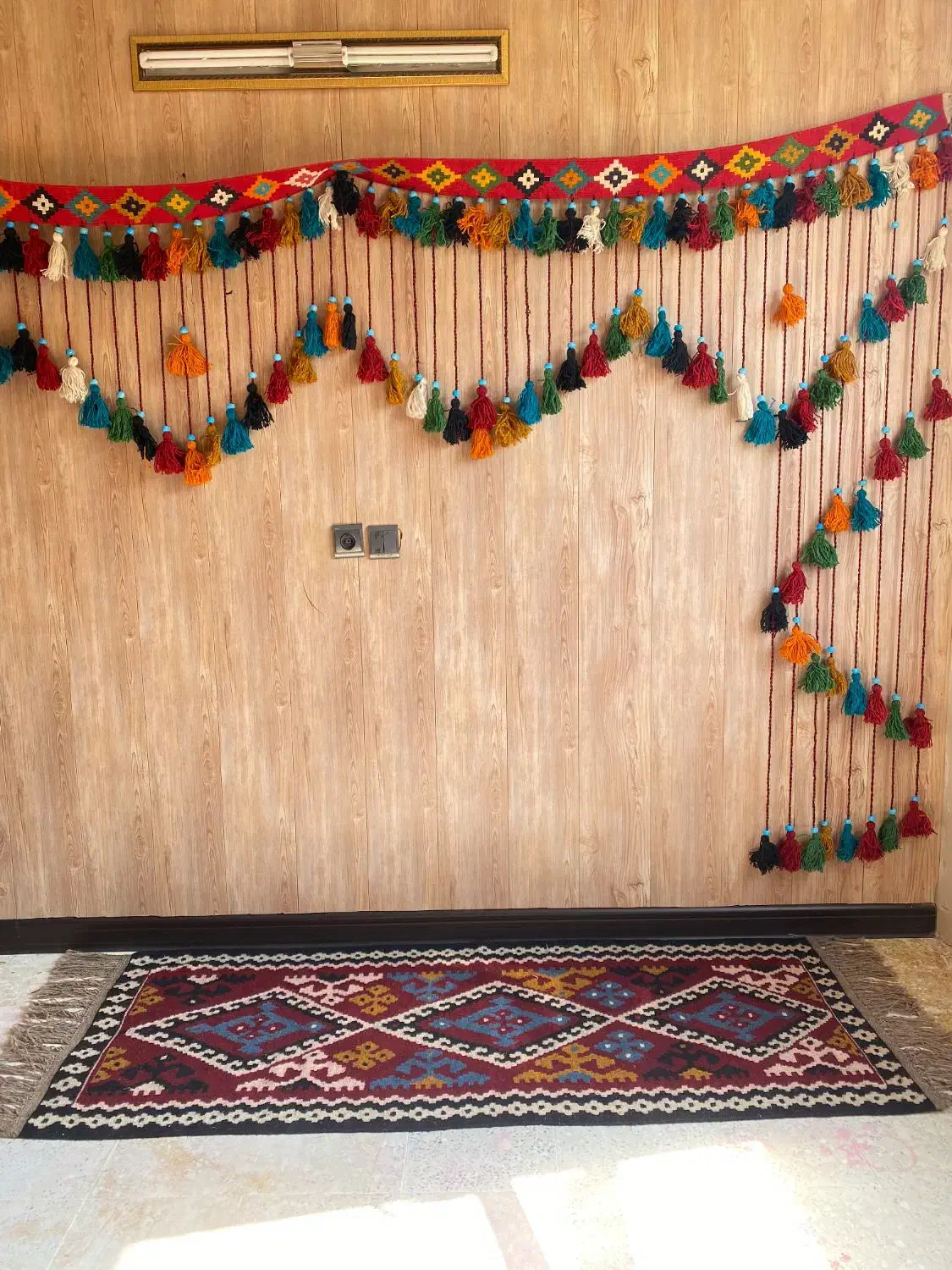 دست بافت|گلیم، جاجیم، گبه|اصفهان, بهارستان|دیوار