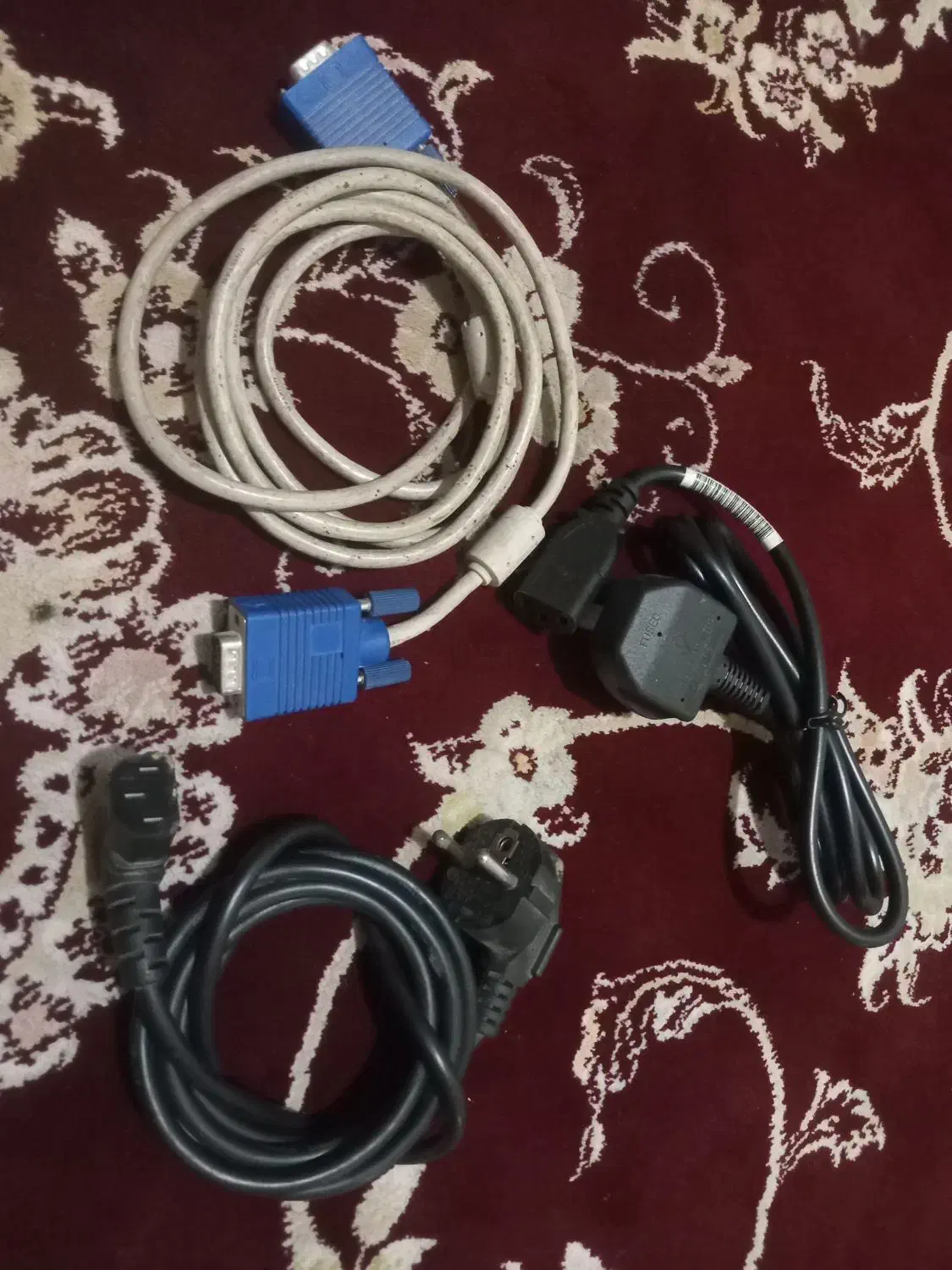 کابل برق و اتصالات مانیتور به کیس|قطعات و لوازم جانبی رایانه|پردیس, فاز ۱|دیوار