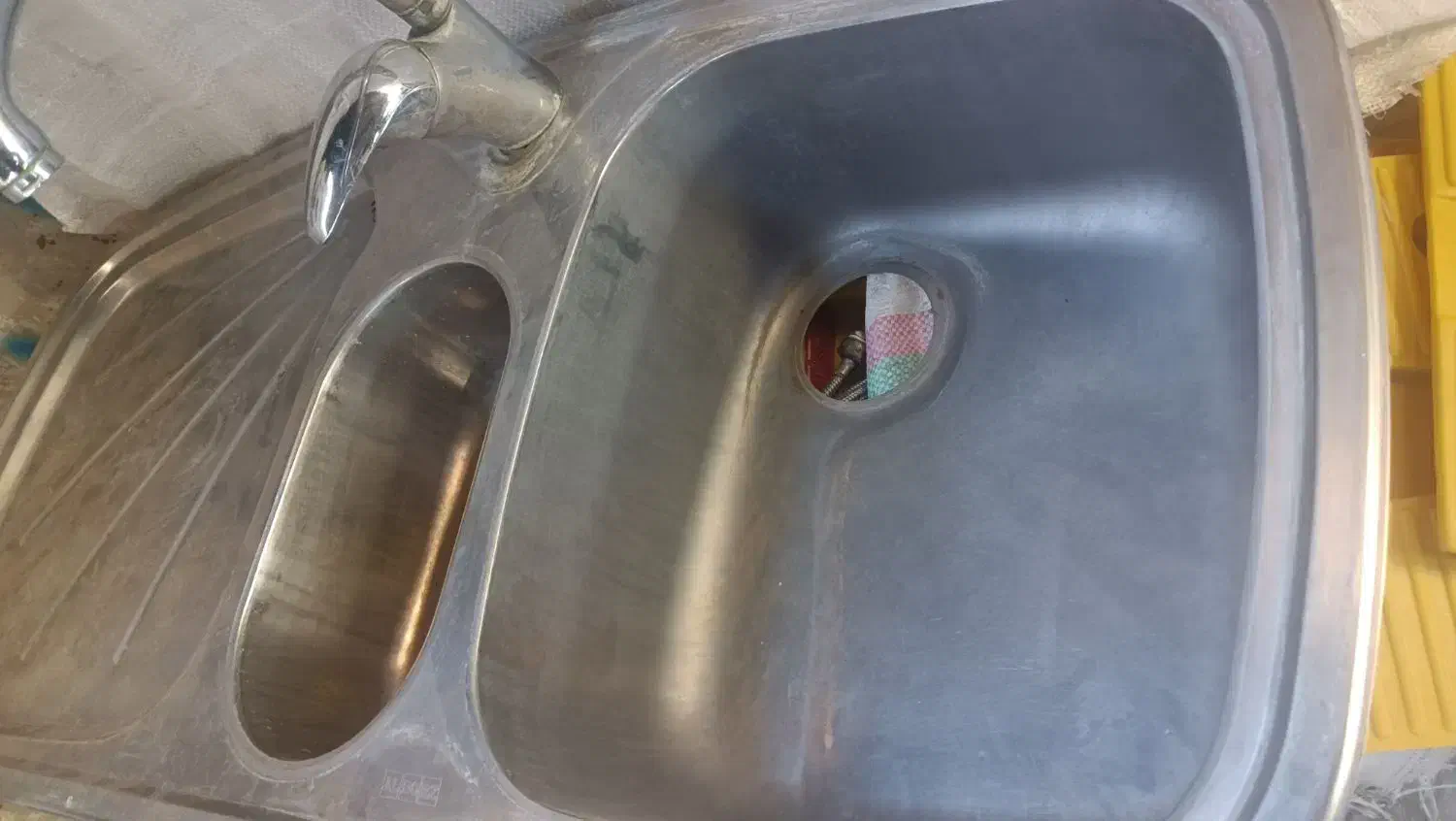 سینک همراه با شیر اهرمی|مصالح و تجهیزات ساختمان|فارسان, |دیوار