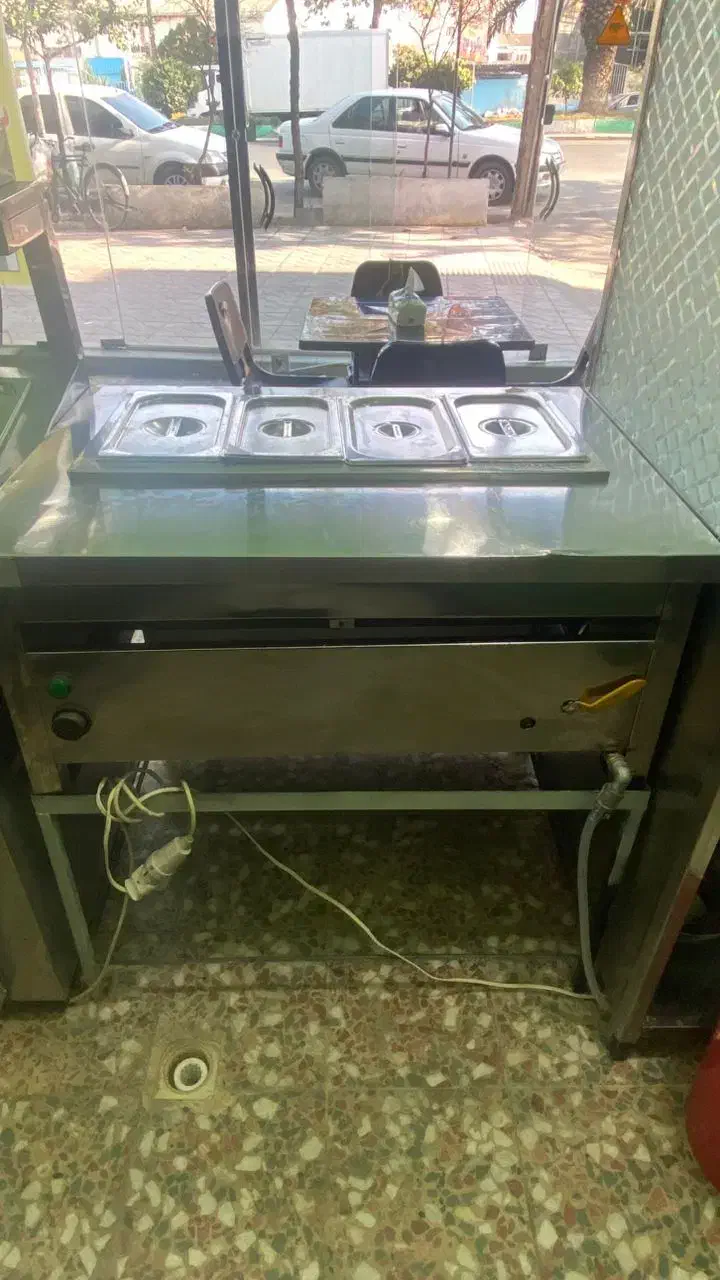 بن ماری گرم گازی رومیزی با پایه|کافیشاپ و رستوران|قائمشهر, |دیوار