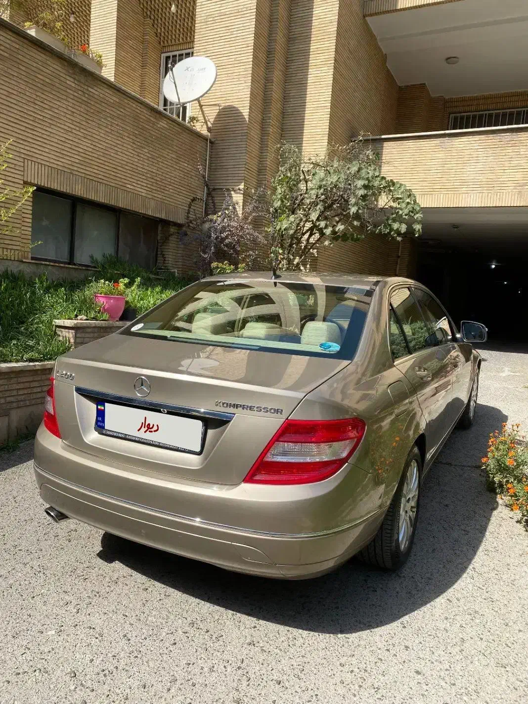 بنز C200 مدل 2008 رنگ کپنهاگ سیلور|خودرو سواری و وانت|تهران, فرمانیه|دیوار