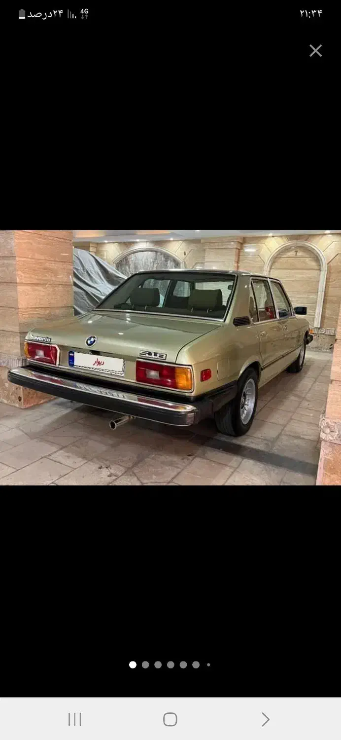 بی ام و 518|خودرو کلاسیک|فلاورجان, |دیوار