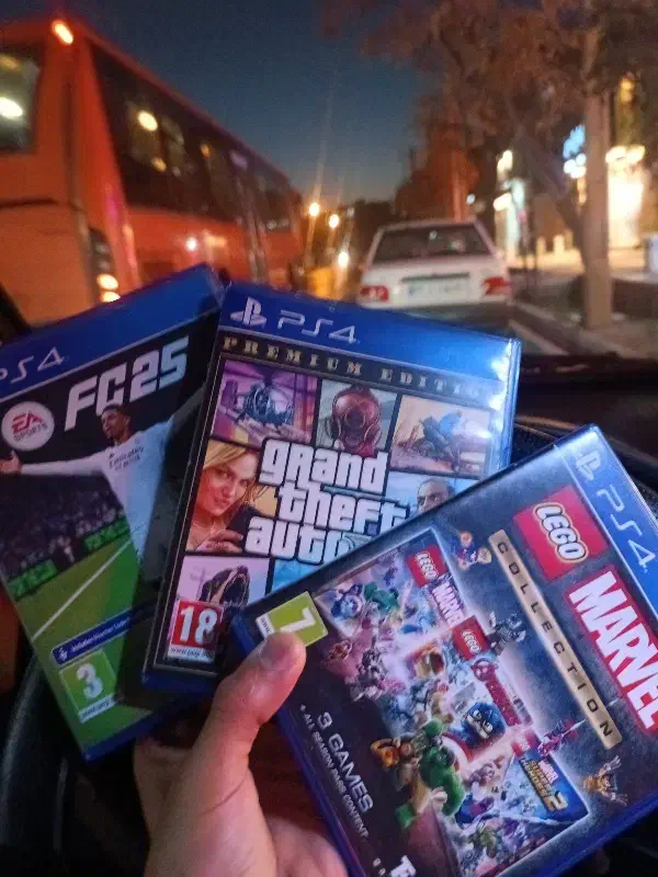 فروش CD fc25 gta lego بازی ps4|کنسول، بازی ویدئویی و آنلاین|مشهد, جاهد شهر|دیوار